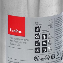 FirePro FP500 - system gaśniczy do ochrony przestrzeni 5,03 m³