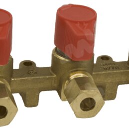 Zawór gazowy 3-drożny o średnicy 8 mm