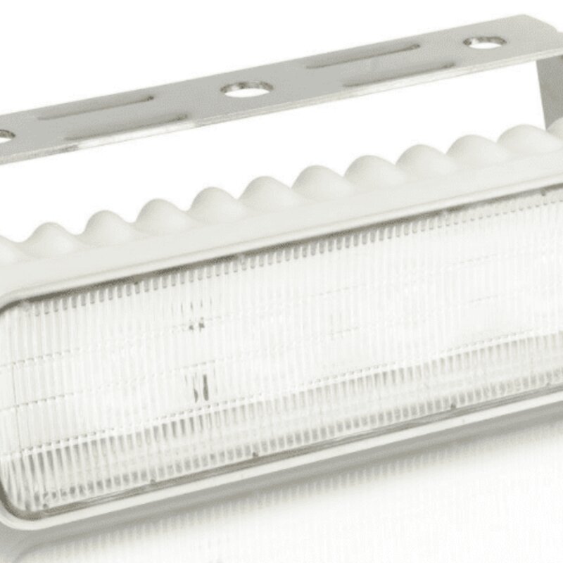 Lampa LED HM Sea Hawk R z ciepłym białym światłem i białą obudową