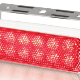 HM Sea Hawk LED - czerwone światło z białą obudową do łodzi