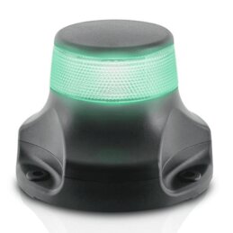 Naviled 360 PRO zielone światło nawigacyjne z czarną obudową
