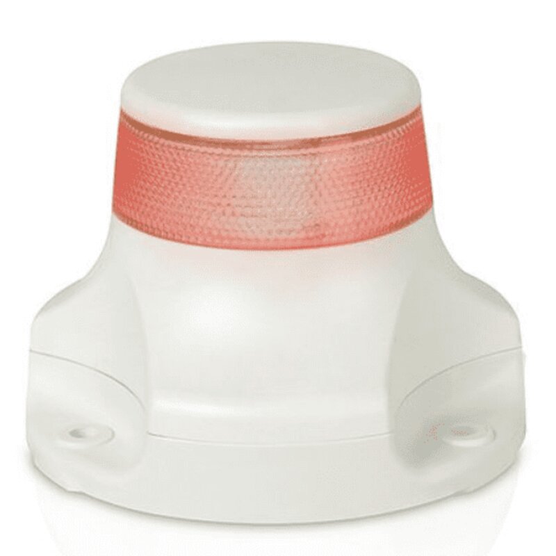 Lampa nawigacyjna Naviled 360 PRO z czerwonym światłem i białą obudową