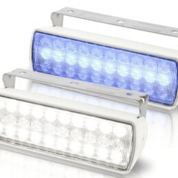 HM LED Sea Hawk XL dwukolorowa, niebiesko-biała do jachtów