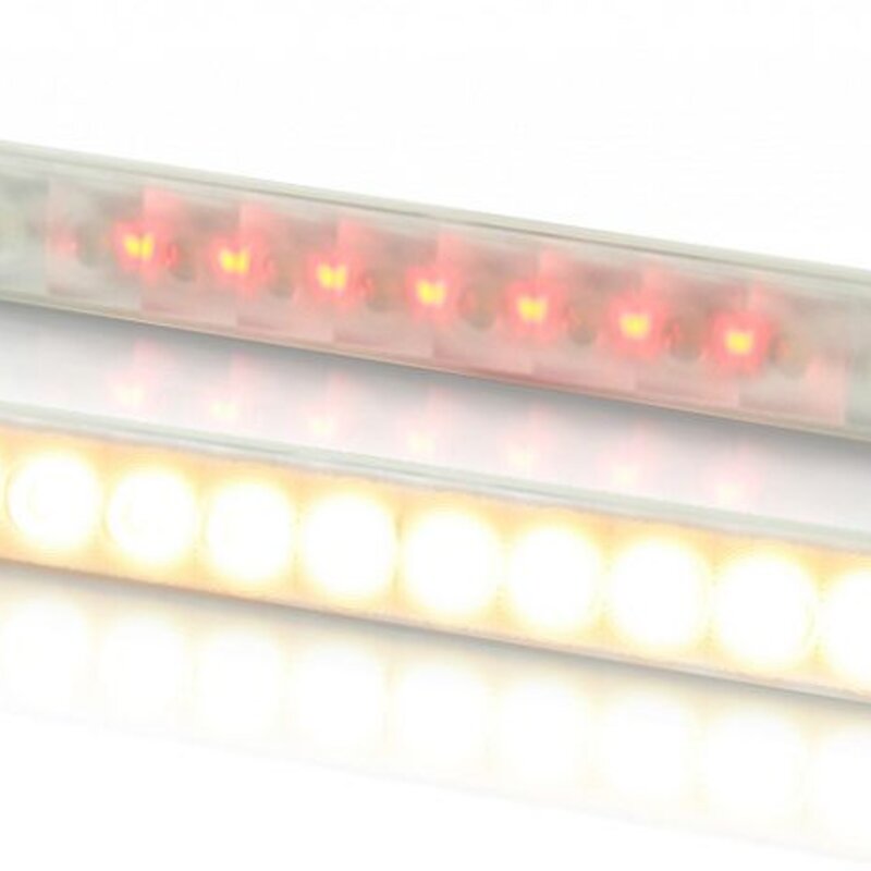 Taśma LED Hella z ciepłym białym i czerwonym światłem, 12V