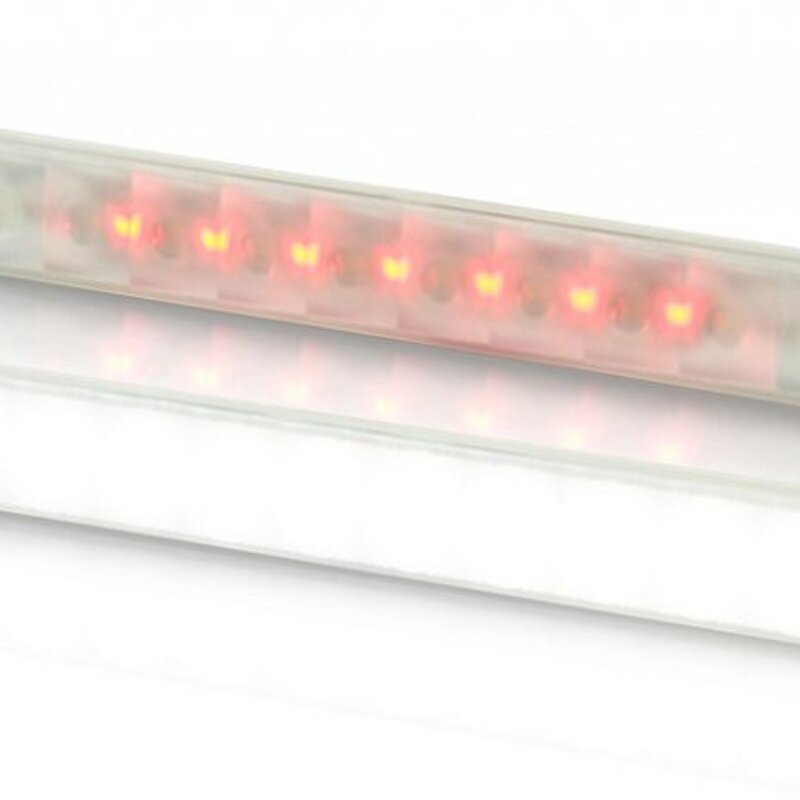 Hella Taśma LED z białym i czerwonym światłem, 24V z przełącznikiem