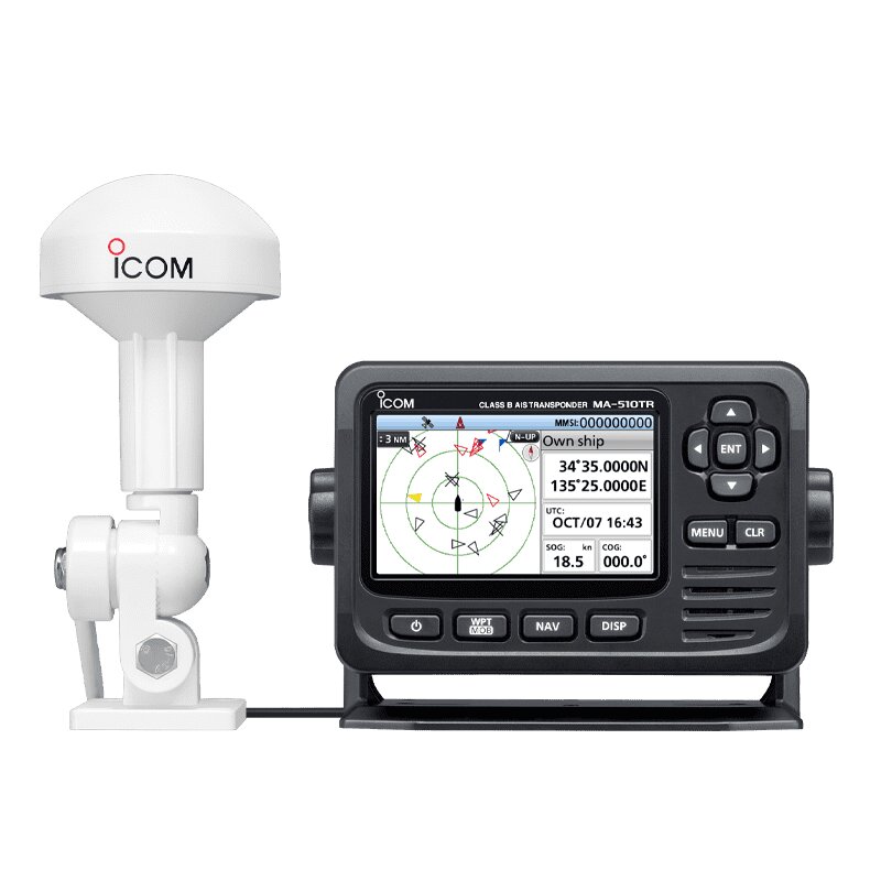 Transponder AIS klasy B Icom IC-MA510TR do jachtów i łodzi