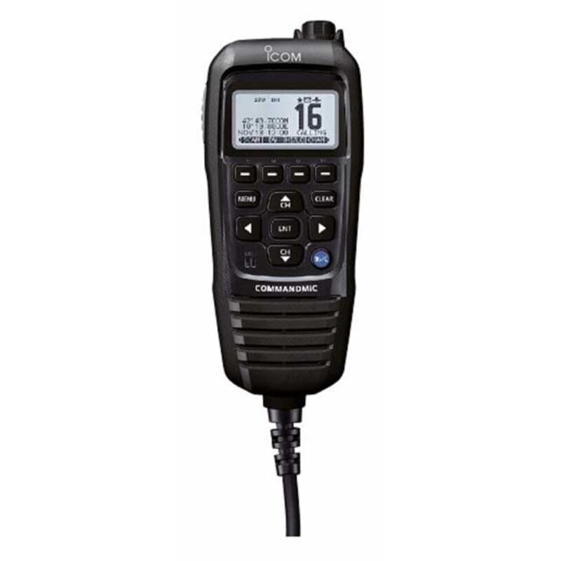 Icom CommandMic HM-195G z wyświetlaczem do komunikacji jachtowej