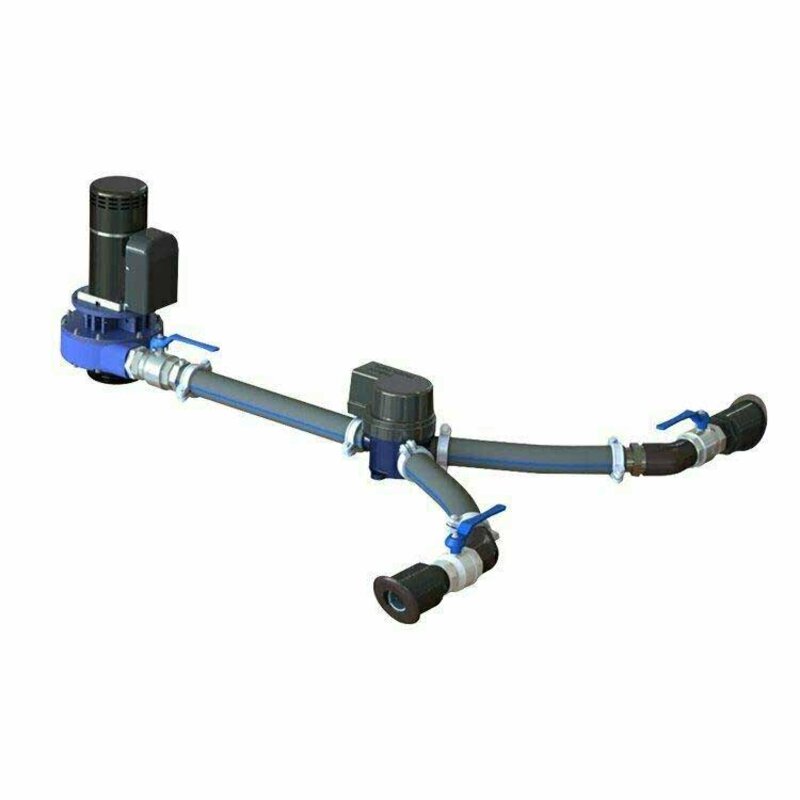 Pompa JT30 12V z siłą 30 kgf i trójdrożnym zaworem 58 mm