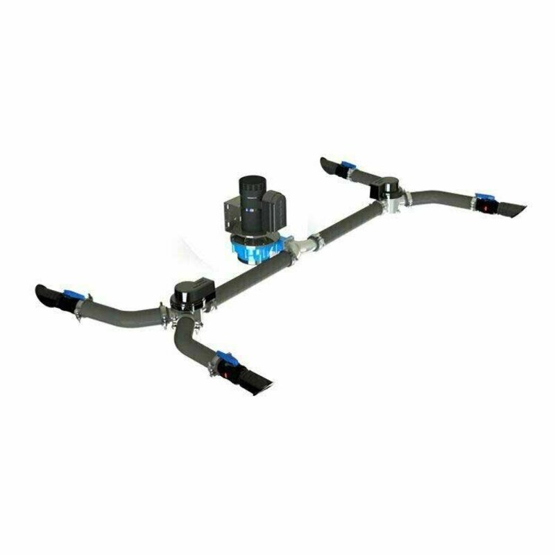 Pompa pionowa JT70 24V z siłą 70 kgf i trójdrożnym zaworem 58 mm
