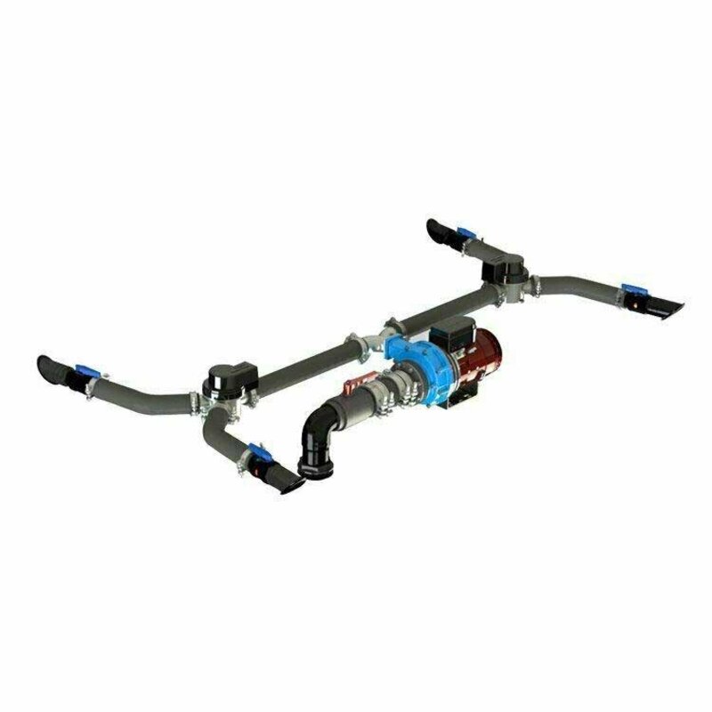 Pompa JT90 24V z siłą 90 kgf, pozioma do systemów marine