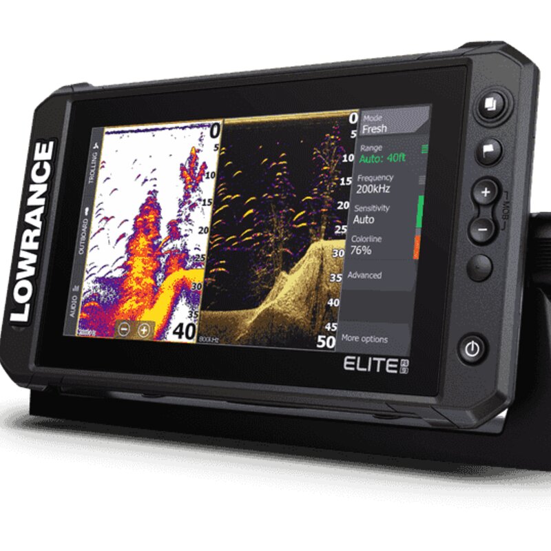 Echosonda ELITE FS 9 z Active Imaging 3-in-1 przetwornikiem do łodzi