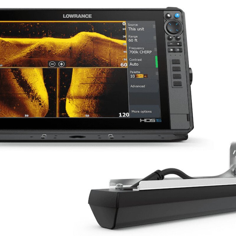 HDS-16 PRO z ActiveImaging HD 3-w-1 przetwornikiem do łodzi i jachtów