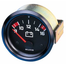 Woltomierz Motometer z wolną masą, 8-16V, średnica 52 mm