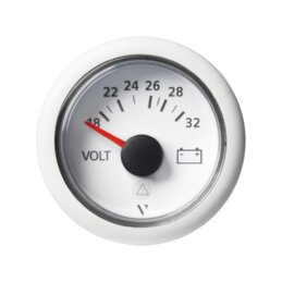 Wskaźnik napięcia Veratron 24V biały