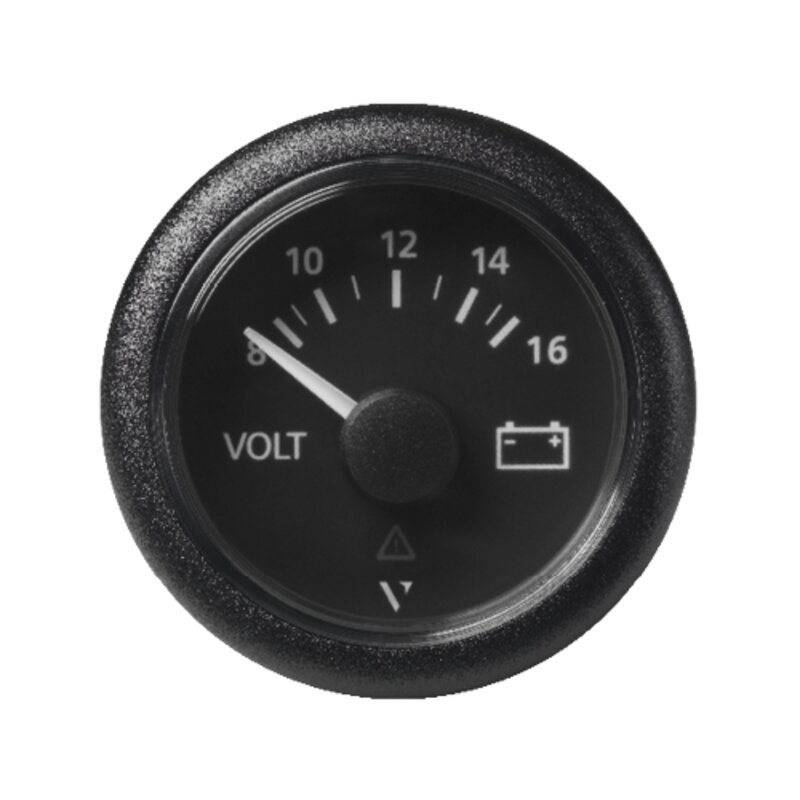 Wskaźnik napięcia Veratron 12V czarny