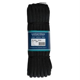 Cuma de Luxe 15 m, 16 mm, czarny