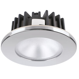 Lampa KAI XP HP z ringiem ze stali nierdzewnej 316 matowej i ciepłym białym światłem do jachtów