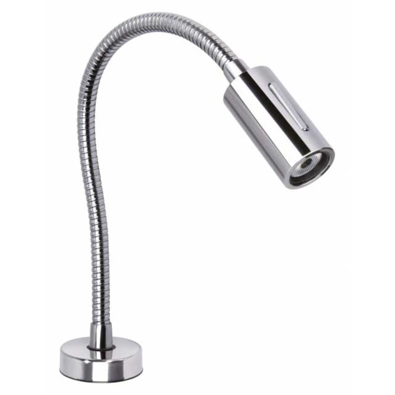 Lampa Audrey RD NS z czarną skórą i chromem do łodzi