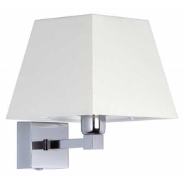 Lampa Dominique 12V z fittingiem B15d, materiał chrom i len, długości 150mm/300mm
