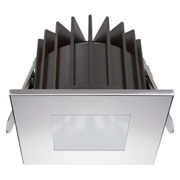 Lampa Mathilda AC z matową soczewką i pierścieniem ze stali nierdzewnej 316