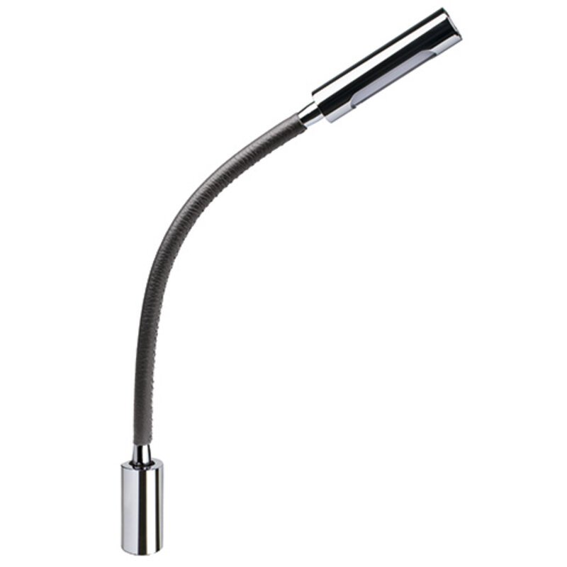 Lampa CALIFFA WL30 z czarną skórą i oświetleniem dziennym