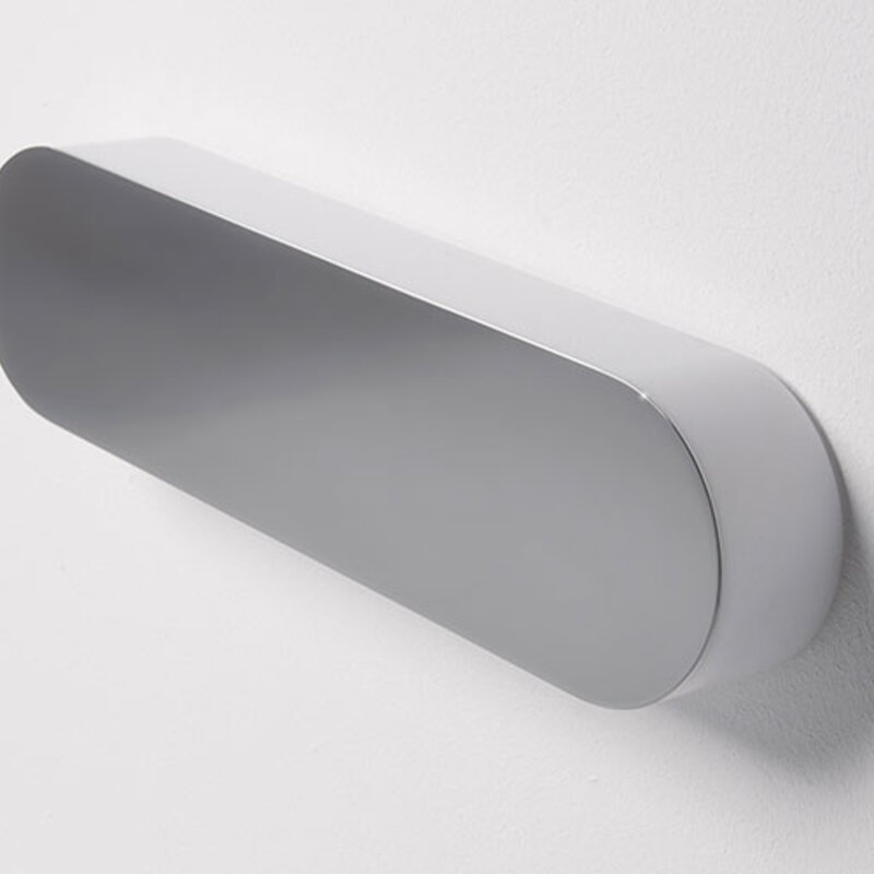 Lampa plafonowa Plato 30 z ciepłym białym światłem i ramką chromowaną
