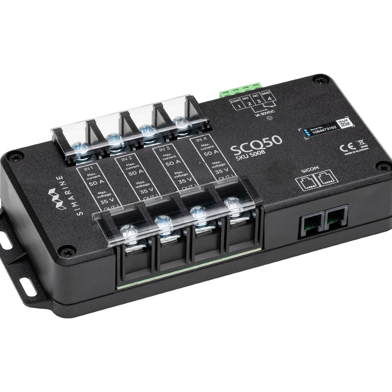 SCQ50 Quadro-Shunt 4x50A do systemów elektrycznych na jachtach