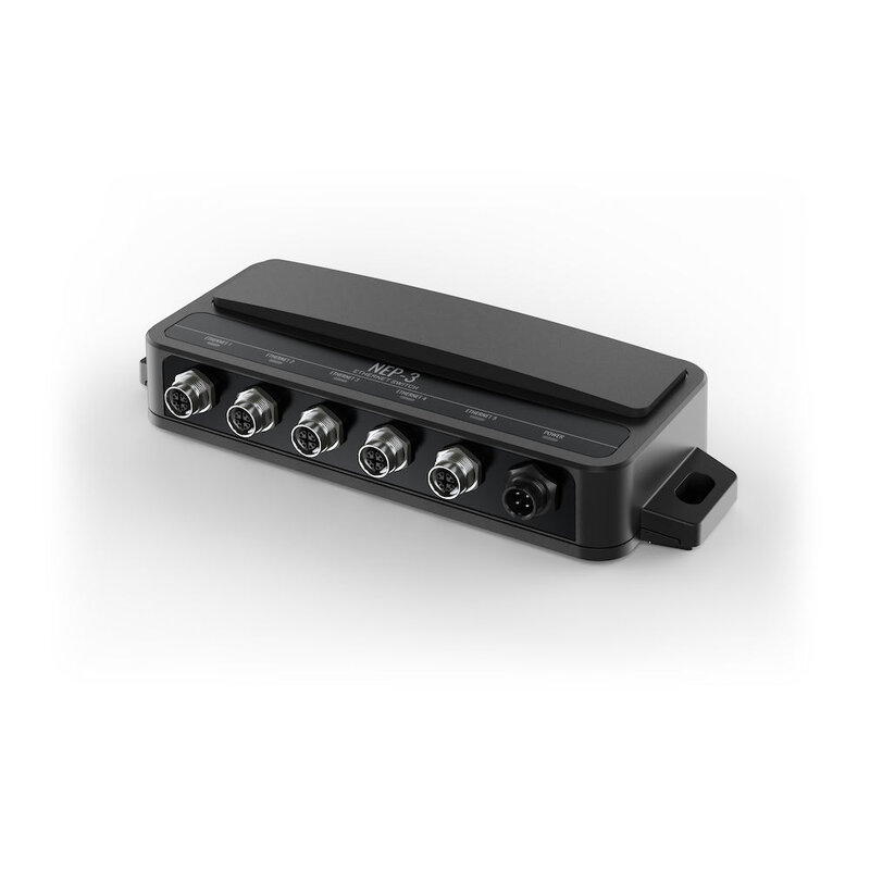 NEP-3: Pięćportowy (M12) Gigabit Ethernet do systemów marine