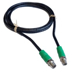 Kabel Ethernet zielony M12-M12, 5 metrów