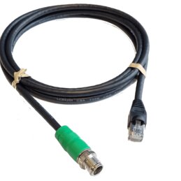 Kabel Ethernet zielony M12 - RJ45, 5 m