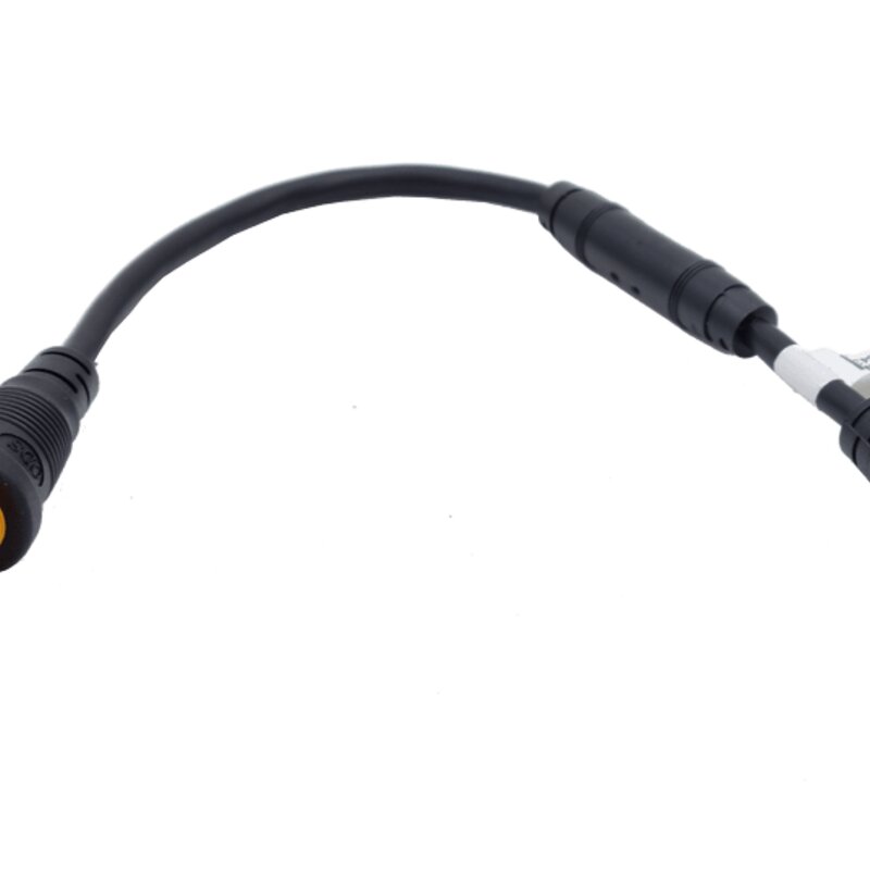 Kabel adaptera Ethernet zielony M12M 8-pin do jachtów
