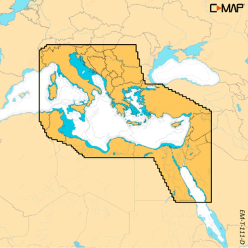 C-MAP Discover X - Wschodnie Morze Śródziemne