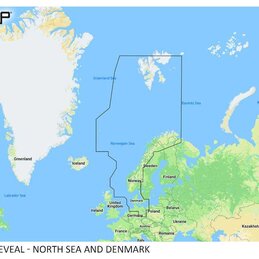 Reveal - Mapa nawigacyjna Morza Północnego i Danii - Max-N+