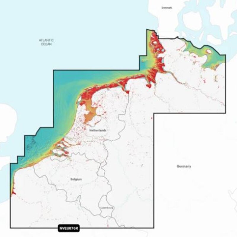 Navionics Vision+ NVEU0076R dla Belgii, Holandii, Luksemburga i Niemiec Zachodnich