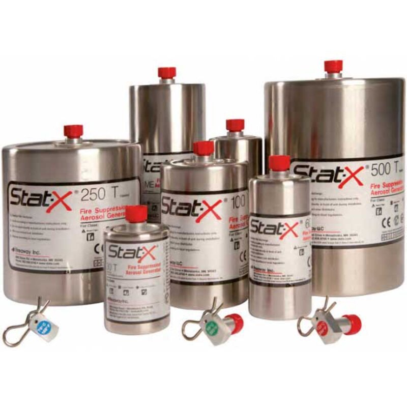 Stat-X system aktywacji termicznej i manualnej, model poziomy, temperatura 70°C