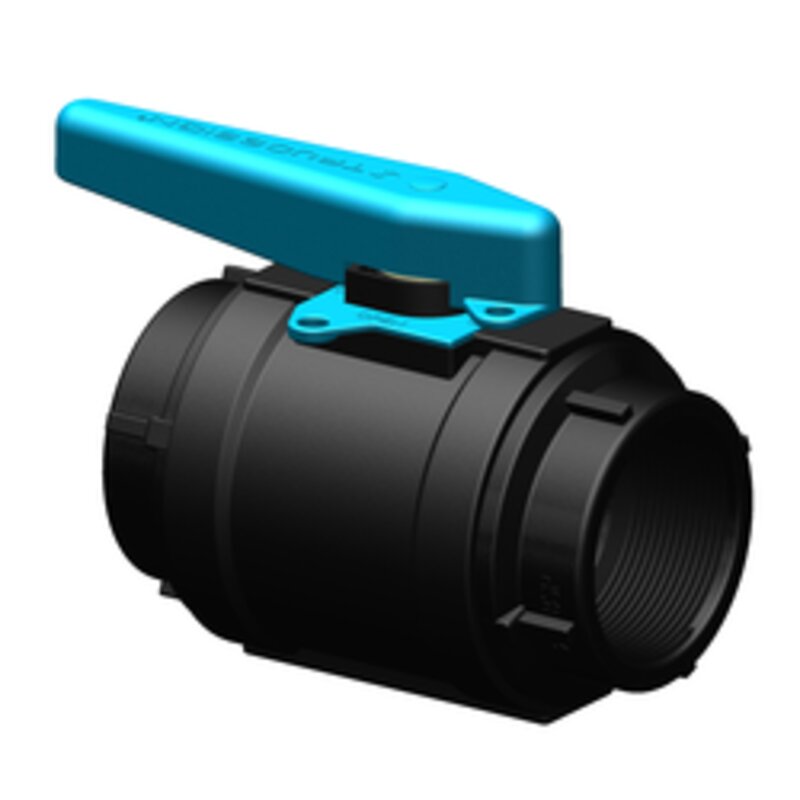 Trudesign Zawór Kulowy 2" Czarny