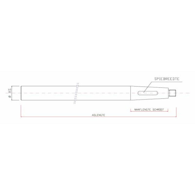Wał napędowy Propellerwelle - duplex 4462, średnica 50 mm, długość 3000 mm