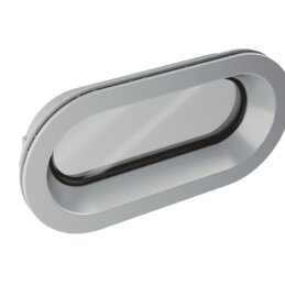 Iluminator okrętowy TOPwindows KR, aluminiowy, wymiary 375x175 mm