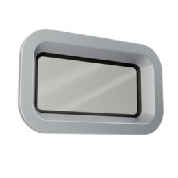 Bulaj okrętowy TOPwindows R55 aluminiowy stały