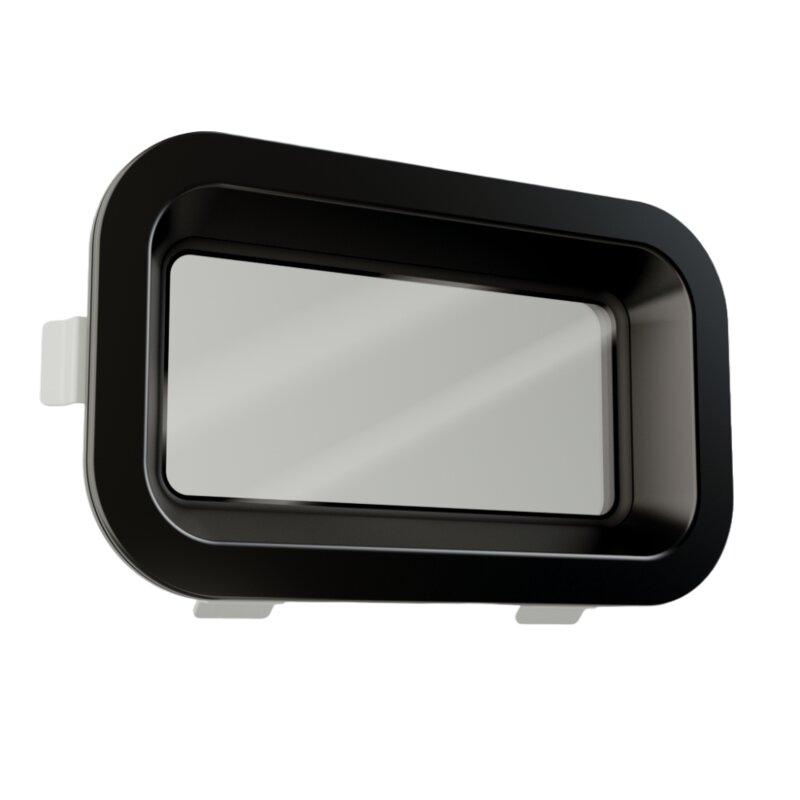 TOPwindows R55 bulaj czarny, stały z podwójnym szkłem