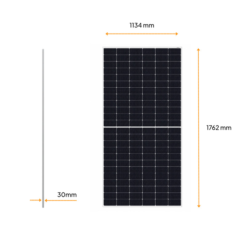 ELEKTROWNIA SŁONECZNA 455WP Z AKUMULATOREM - ZASILANIE 230V MOC 350W + MPPT