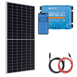 Zestaw do kampera panel sztywny 455W, regulator ładowania 30A MPPT