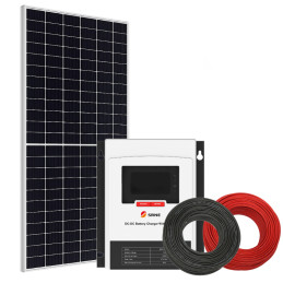 Zestaw solarny 455 W do kampera – ładowanie dwóch akumulatorów i zasilanie z alternatora