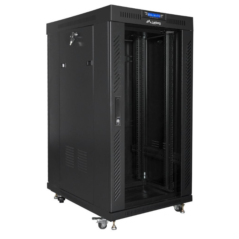 Szafa Rack Lanberg 19" 37U FF01-6637-23BL V2 z termostatem