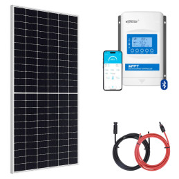 Panel słoneczny 455W z regulatorem ładowania 30A MPPT