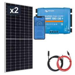 Panel słoneczny 2x455W z regulatorem 30A MPPT