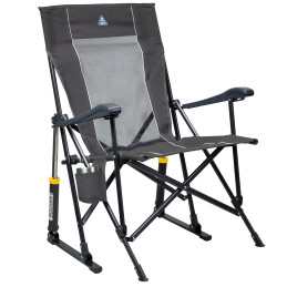 GCI Outdoor Kempingowe Krzesło Bujawe RoadTrip Rocker™, antracytowe