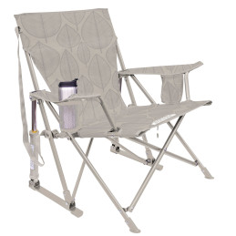 GCI Outdoor Kempingowe Krzesło Bujawe Kickback Rocker™, jasnoszare – jasnoszary