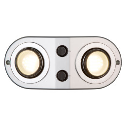 Dimatec Podwójna lampa LED z przełącznikami