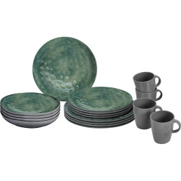 Brunner Zestaw naczyń Venetian Sea Green, zestaw 16-częściowy